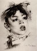 Nikolay Fechin Head portrait of boy oil painting reproduction